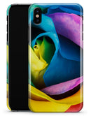 Rainbow Dyed Rose V3 - iPhone X Clipit Case