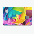 Rainbow Dyed Rose V4 - Premium Protective Decal Skin-Kit for the Apple Credit Card