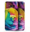 Rainbow Dyed Rose V4 - Samsung Galaxy S8 Full-Body Skin Kit