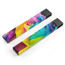 Rainbow Dyed Rose V4 - Premium Decal Protective Skin-Wrap Sticker compatible with the Juul Labs vaping device
