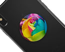 Rainbow Dyed Rose V4 - Skin Kit for PopSockets and other Smartphone Extendable Grips & Stands