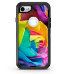 Rainbow Dyed Rose V4 - iPhone 7 or 8 OtterBox Case & Skin Kits