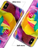 Rainbow Dyed Rose V4 - iPhone X Clipit Case
