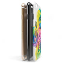 Rainbow Dyed Roses iPhone 6/6s or 6/6s Plus 2-Piece Hybrid INK-Fuzed Case