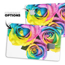 Rainbow Dyed Roses - Premium Protective Decal Skin-Kit for the Apple Credit Card