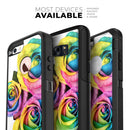Rainbow Dyed Roses - Skin Kit for the iPhone OtterBox Cases