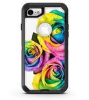 Rainbow Dyed Roses - iPhone 7 or 8 OtterBox Case & Skin Kits