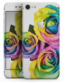 Rainbow Dyed Roses - Skin-kit for the iPhone 8 or 8 Plus