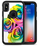 Rainbow Dyed Roses - iPhone X OtterBox Case & Skin Kits