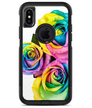 Rainbow Dyed Roses - iPhone X OtterBox Case & Skin Kits