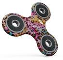 Rainbow Leopard Sherbert Full-Body Fidget Spinner Skin-Kit
