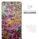 Rainbow Leopard Sherbert - Premium Vinyl Skin Decal for Samsung Galaxy S25 Ultra, S24, S23, S22 & All Galaxy S Models