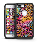 Rainbow Leopard Sherbert - iPhone 7 or 7 Plus Commuter Case Skin Kit