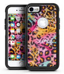 Rainbow Leopard Sherbert - iPhone 7 or 8 OtterBox Case & Skin Kits
