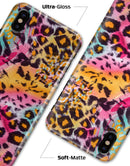 Rainbow Leopard Sherbert - iPhone X Clipit Case