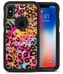 Rainbow Leopard Sherbert - iPhone X OtterBox Case & Skin Kits
