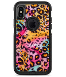 Rainbow Leopard Sherbert - iPhone X OtterBox Case & Skin Kits