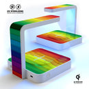 Rainbow Striped UV Germicidal Sanitizing Sterilizing Wireless Smart Phone Screen Cleaner + Charging Station
