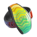 Rainbow Thin Lined Chevron Pattern - Decal Skin Wrap Kit for the Disney Magic Band