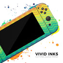 Rainbow Thin Lined Chevron Pattern // Skin Decal Wrap Kit for Nintendo Switch Console & Dock, Joy-Cons, Pro Controller, Lite, 3DS XL, 2DS XL, DSi, or Wii - Vinyl Skin Wrap for Nintendo Switch 2, OLED, Lite, Pro Controller, Wii & Classic Handhelds