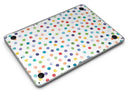 Rainbow Watercolor Dots over White - MacBook Air Skin Kit