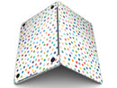 Rainbow Watercolor Dots over White - MacBook Pro with Retina Display Full-Coverage Skin Kit
