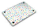Rainbow Watercolor Dots over White - MacBook Pro with Retina Display Full-Coverage Skin Kit