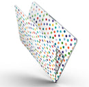 Rainbow Watercolor Dots over White - MacBook Pro with Retina Display Full-Coverage Skin Kit
