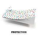 Rainbow Watercolor Dots over White - Premium Protective Decal Skin-Kit for the Apple Credit Card