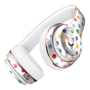Rainbow Watercolor Dots over White Full-Body Skin Kit for the Beats by Dre Solo 3 Wireless Headphones