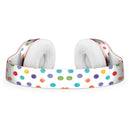 Rainbow Watercolor Dots over White Full-Body Skin Kit for the Beats by Dre Solo 3 Wireless Headphones