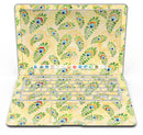 Rainbow Watercolor Peacock Feathers - MacBook Air Skin Kit