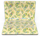Rainbow Watercolor Peacock Feathers - MacBook Air Skin Kit