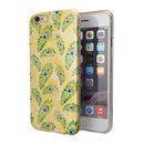 Rainbow Watercolor Peacock Feathers iPhone 6/6s or 6/6s Plus 2-Piece Hybrid INK-Fuzed Case