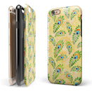 Rainbow Watercolor Peacock Feathers iPhone 6/6s or 6/6s Plus 2-Piece Hybrid INK-Fuzed Case