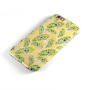 Rainbow Watercolor Peacock Feathers iPhone 6/6s or 6/6s Plus 2-Piece Hybrid INK-Fuzed Case
