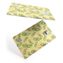 Rainbow Watercolor Peacock Feathers - Premium Protective Decal Skin-Kit for the Apple Credit Card