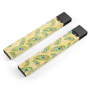 Rainbow Watercolor Peacock Feathers - Premium Decal Protective Skin-Wrap Sticker compatible with the Juul Labs vaping device