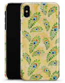 Rainbow Watercolor Peacock Feathers - iPhone X Clipit Case