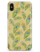 Rainbow Watercolor Peacock Feathers - iPhone X Clipit Case