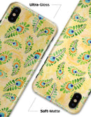 Rainbow Watercolor Peacock Feathers - iPhone X Clipit Case