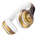 Raining Gold and Purple Sparkle Full-Body Skin Kit for the Beats by Dre Solo 3 Wireless Headphones