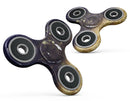 Raining Gold and Purple Sparkle Full-Body Fidget Spinner Skin-Kit