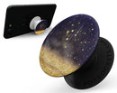 Raining Gold and Purple Sparkle - Skin Kit for PopSockets and other Smartphone Extendable Grips & Stands