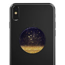 Raining Gold and Purple Sparkle - Skin Kit for PopSockets and other Smartphone Extendable Grips & Stands