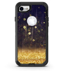 Raining Gold and Purple Sparkle - iPhone 7 or 8 OtterBox Case & Skin Kits