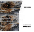 Raw Aged Knobby Wood - Skin Decal Wrap Kit Compatible with the Apple MacBook Pro, Pro with Touch Bar or Air (11", 12", 13", 15" & 16" - All Versions Available)