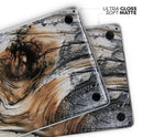 Raw Aged Knobby Wood - Skin Decal Wrap Kit Compatible with the Apple MacBook Pro, Pro with Touch Bar or Air (11", 12", 13", 15" & 16" - All Versions Available)