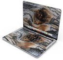 Raw Aged Knobby Wood - Skin Decal Wrap Kit Compatible with the Apple MacBook Pro, Pro with Touch Bar or Air (11", 12", 13", 15" & 16" - All Versions Available)