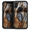 Raw Aged Knobby Wood - Skin Kit for the iPhone OtterBox Cases